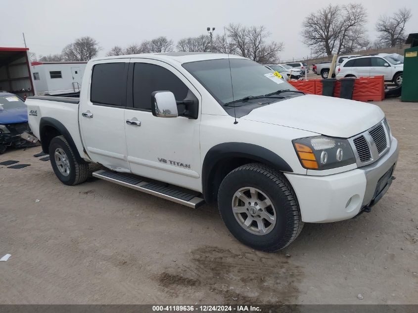 2007 Nissan Titan Le VIN: 1N6BA07B27N227245 Lot: 41189636