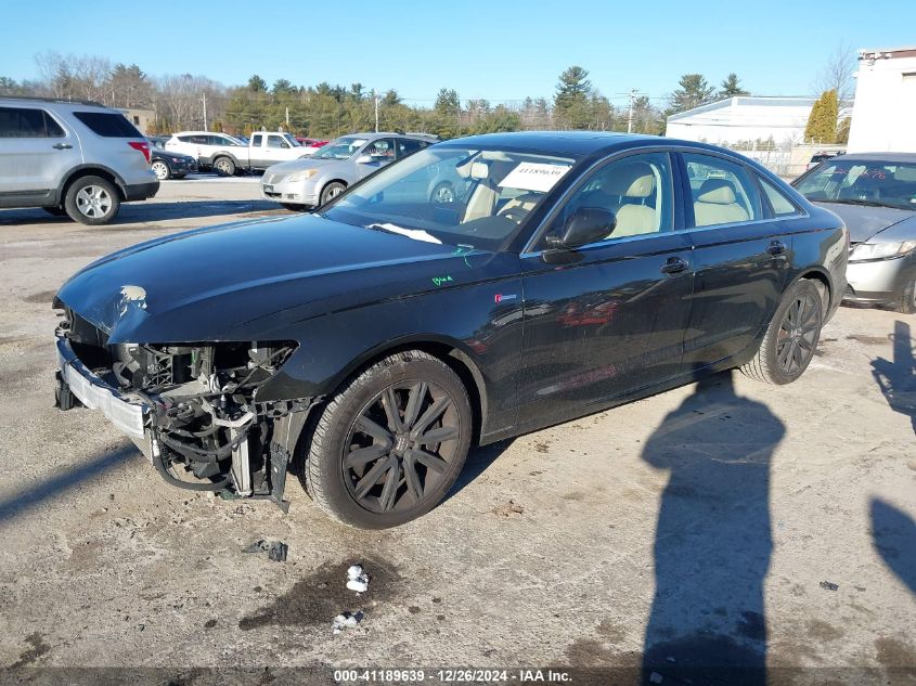 2013 Audi A6 3.0T Premium VIN: WAUGGAFC4DN004639 Lot: 41189639