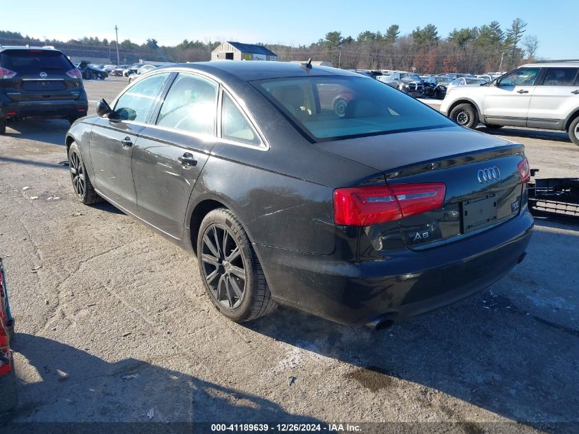 2013 Audi A6 3.0T Premium VIN: WAUGGAFC4DN004639 Lot: 41189639