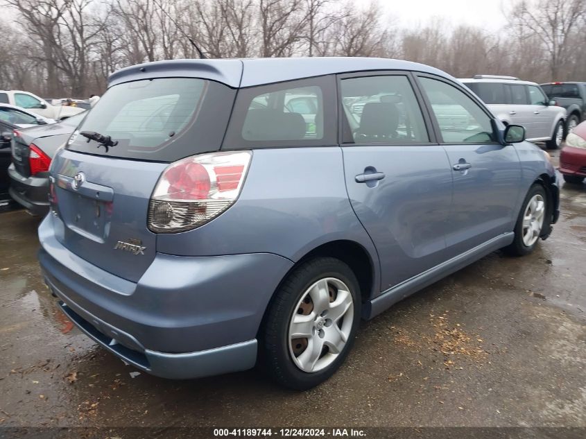 2008 Toyota Matrix Xr VIN: 2T1KR32E58C689687 Lot: 41189744