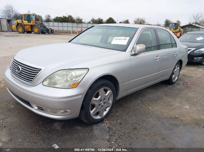 2004 Lexus Ls 430 VIN: JTHBN36F040138178 Lot: 41189760