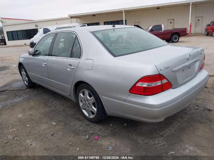 2004 Lexus Ls 430 VIN: JTHBN36F040138178 Lot: 41189760