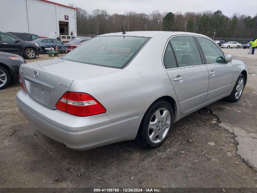 2004 Lexus Ls 430 VIN: JTHBN36F040138178 Lot: 41189760