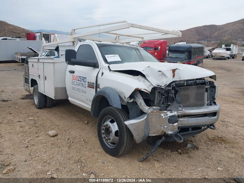 2018 Ram 4500 Chassis Tradesman/Slt VIN: 3C7WRKBL8JG270824 Lot: 41189872