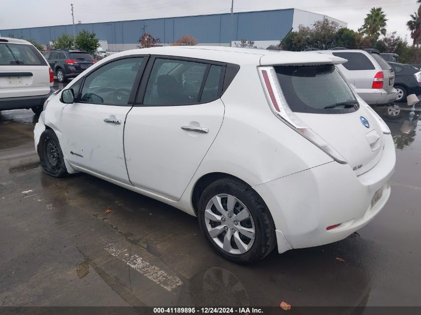 2016 Nissan Leaf S VIN: 1N4AZ0CP4GC302490 Lot: 41189895