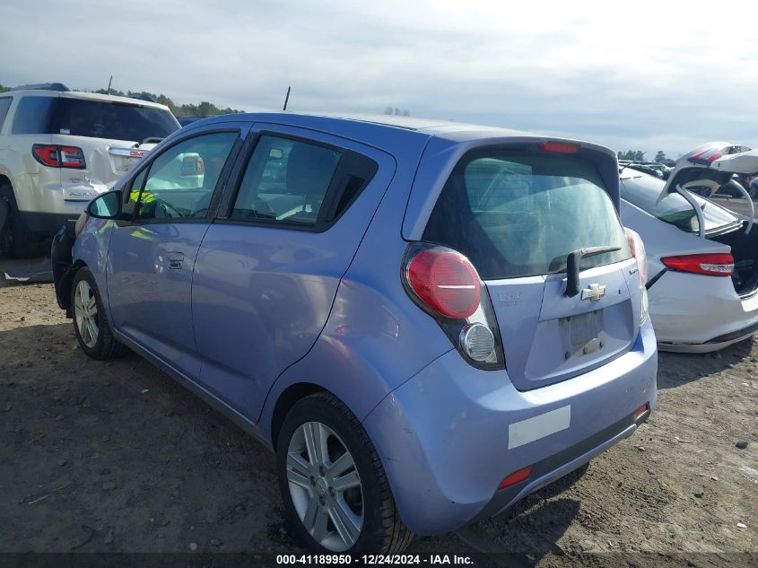 2014 Chevrolet Spark 1Lt Auto VIN: KL8CD6S95EC591263 Lot: 41189950