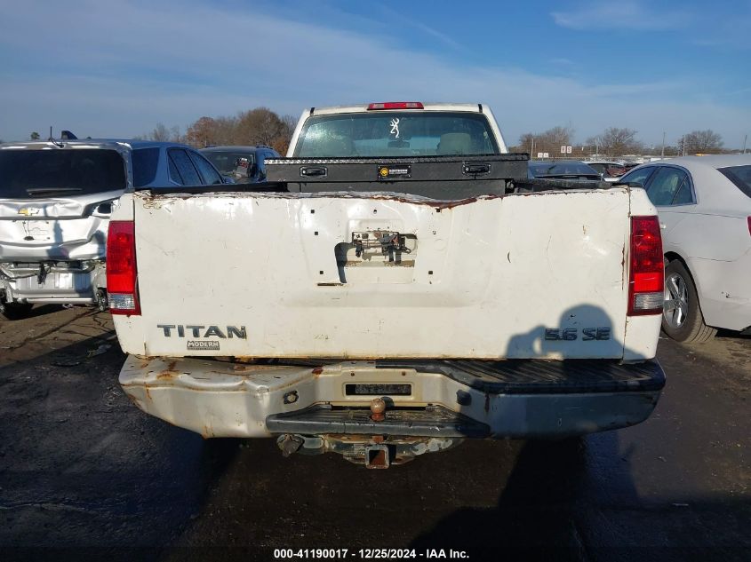 2008 Nissan Titan Xe VIN: 1N6AA06E38N319599 Lot: 41190017