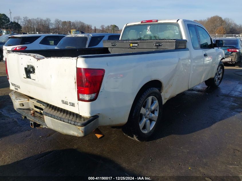 2008 Nissan Titan Xe VIN: 1N6AA06E38N319599 Lot: 41190017