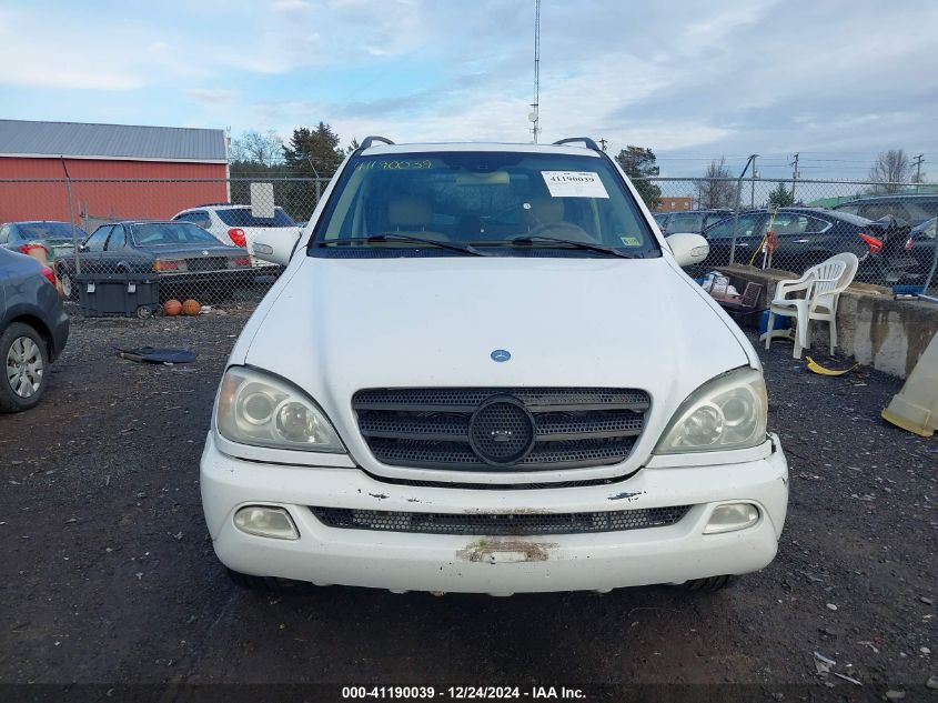 2003 Mercedes-Benz Ml 320 VIN: 4JGAB54E33A387641 Lot: 41190039