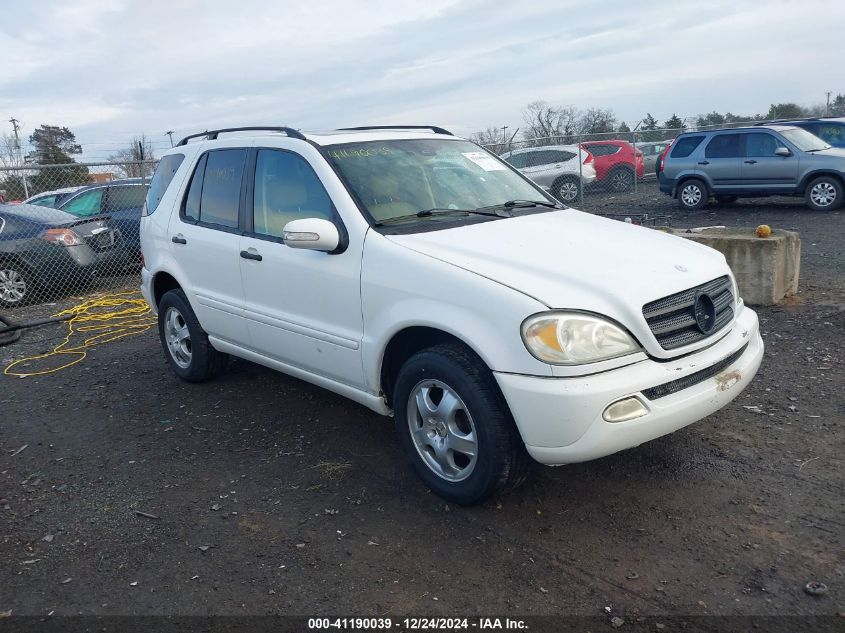 2003 Mercedes-Benz Ml 320 VIN: 4JGAB54E33A387641 Lot: 41190039