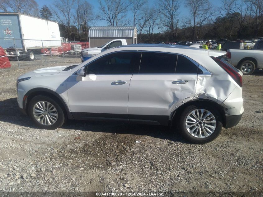 2024 Cadillac Xt4 Fwd Luxury VIN: 1GYAZAR4XRF124352 Lot: 41190070