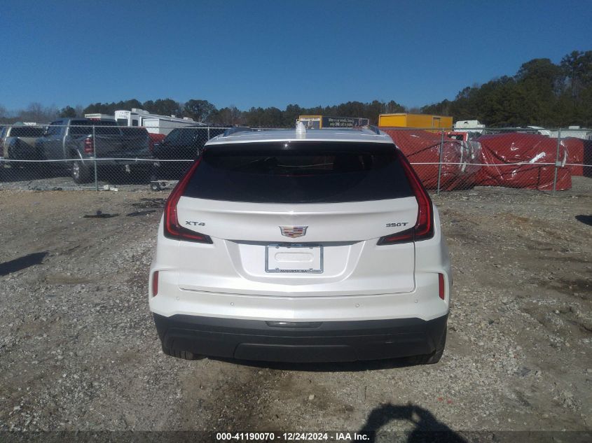 2024 Cadillac Xt4 Fwd Luxury VIN: 1GYAZAR4XRF124352 Lot: 41190070