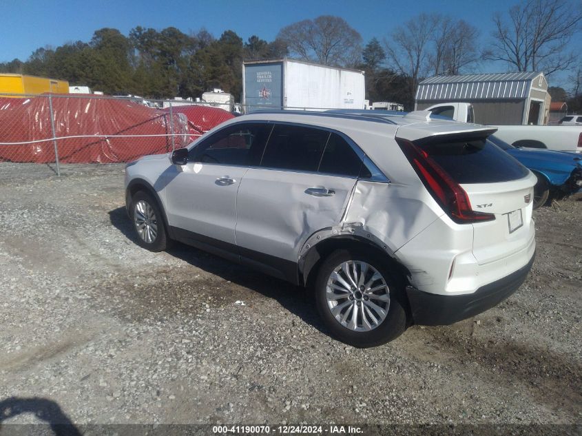 2024 Cadillac Xt4 Fwd Luxury VIN: 1GYAZAR4XRF124352 Lot: 41190070