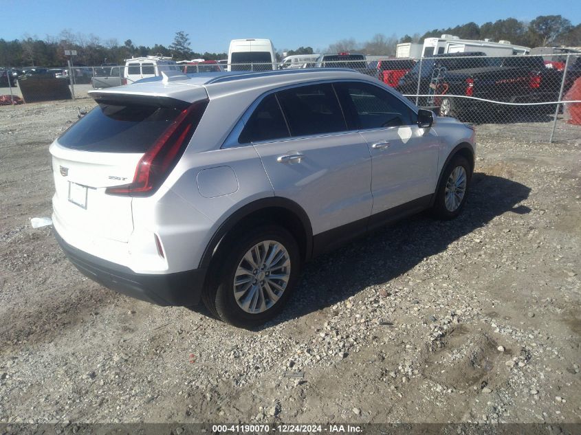 2024 Cadillac Xt4 Fwd Luxury VIN: 1GYAZAR4XRF124352 Lot: 41190070