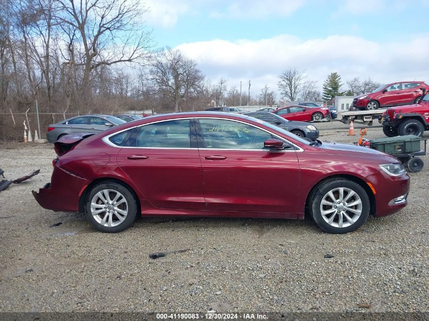 2016 Chrysler 200 C VIN: 1C3CCCCBXGN147527 Lot: 41190083