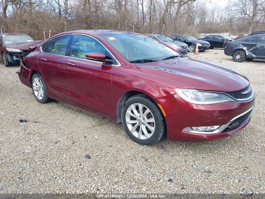 2016 Chrysler 200 C VIN: 1C3CCCCBXGN147527 Lot: 41190083