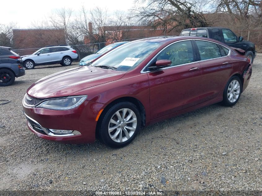 2016 Chrysler 200 C VIN: 1C3CCCCBXGN147527 Lot: 41190083