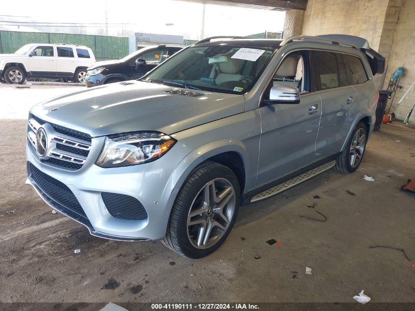 2018 Mercedes-Benz Gls 550 4Matic VIN: 4JGDF7DE0JB011693 Lot: 41190111