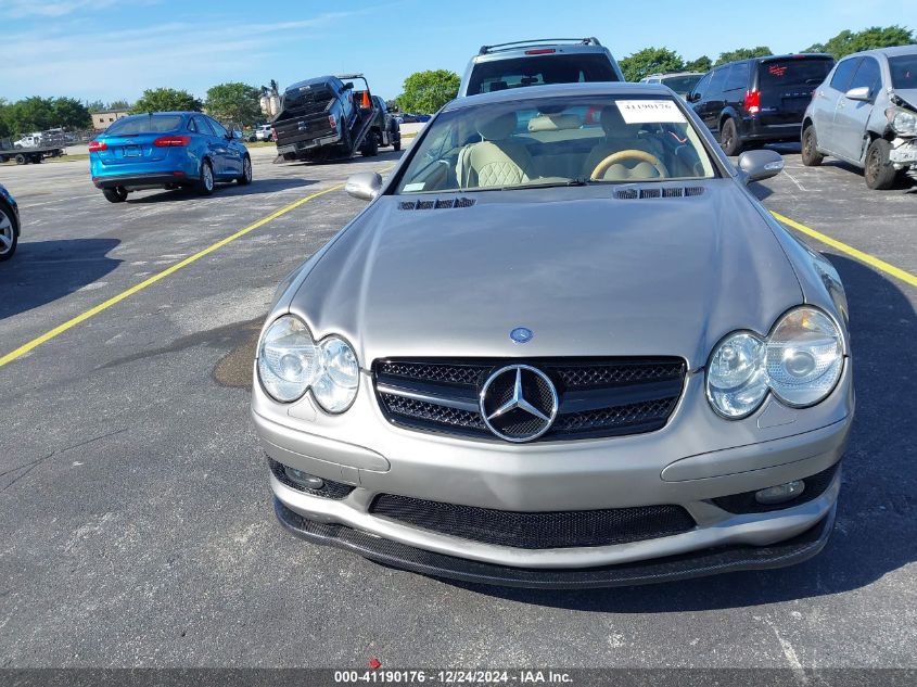 2003 Mercedes-Benz Sl 500 VIN: WDBSK75F33F060704 Lot: 41190176