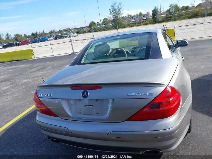 2003 Mercedes-Benz Sl 500 VIN: WDBSK75F33F060704 Lot: 41190176