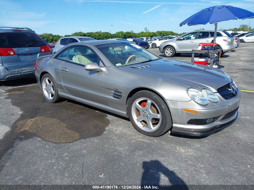 2003 Mercedes-Benz Sl 500 VIN: WDBSK75F33F060704 Lot: 41190176