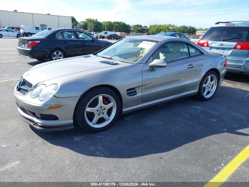 2003 Mercedes-Benz Sl 500 VIN: WDBSK75F33F060704 Lot: 41190176