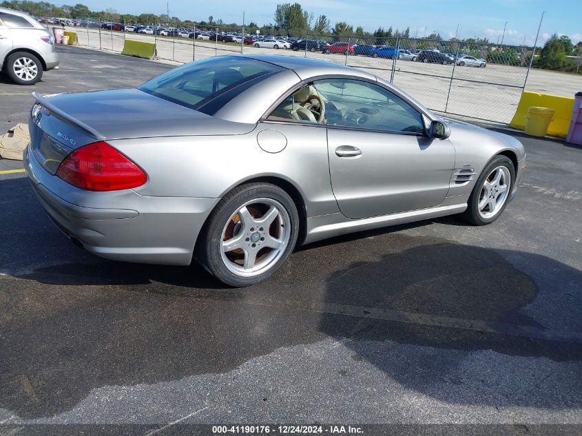 2003 Mercedes-Benz Sl 500 VIN: WDBSK75F33F060704 Lot: 41190176