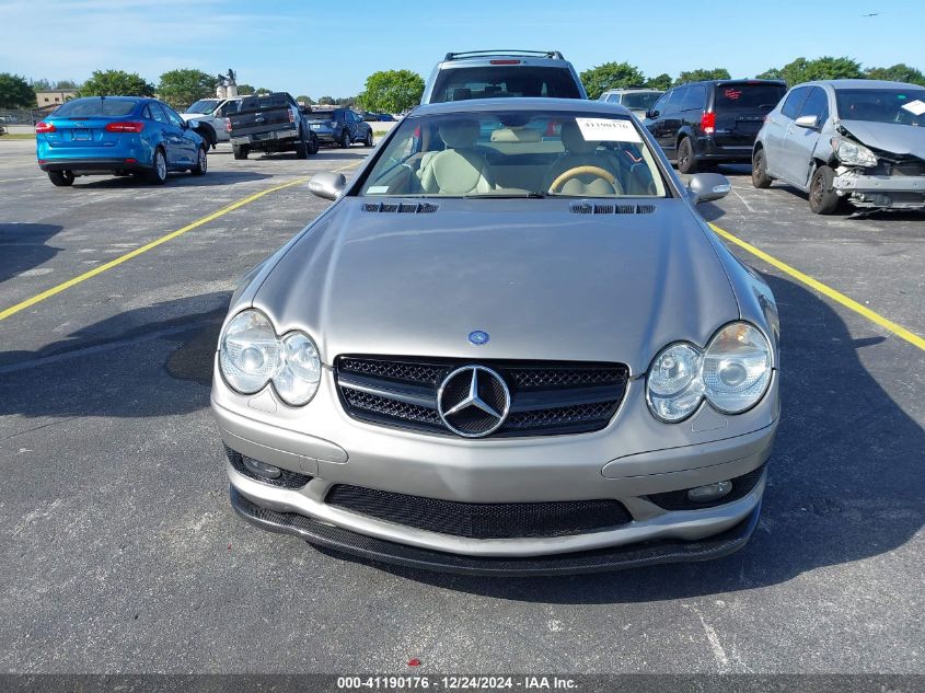 2003 Mercedes-Benz Sl 500 VIN: WDBSK75F33F060704 Lot: 41190176