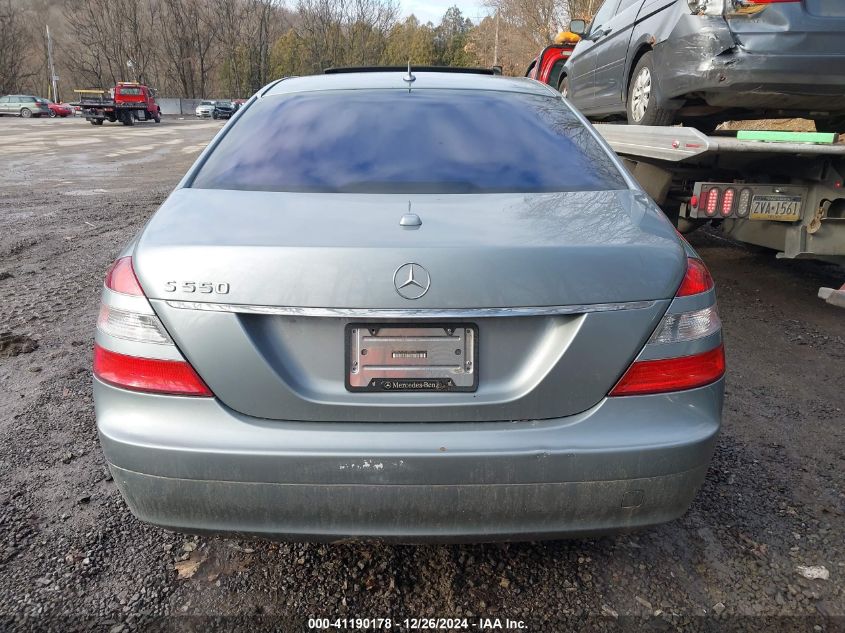 2007 Mercedes-Benz S 550 VIN: WDDNG71X17A052737 Lot: 41190178