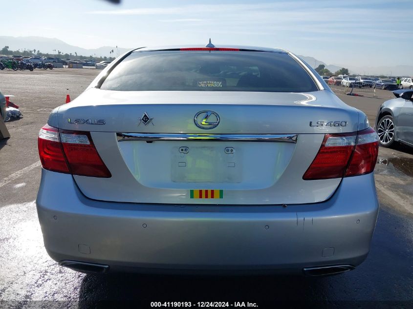 2007 Lexus Ls 460 VIN: JTHBL46F875024593 Lot: 41190193