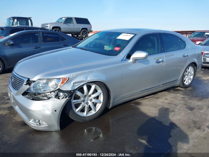 2007 Lexus Ls 460 VIN: JTHBL46F875024593 Lot: 41190193