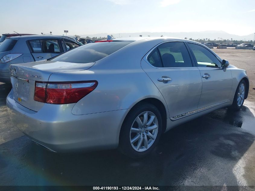 2007 Lexus Ls 460 VIN: JTHBL46F875024593 Lot: 41190193