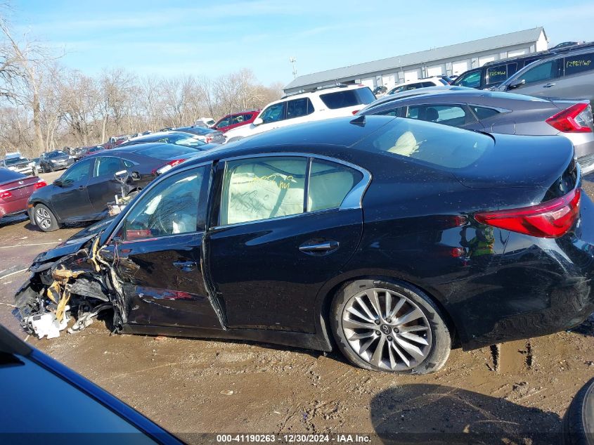 2020 Infiniti Q50 Luxe Awd VIN: JN1EV7AR4LM253593 Lot: 41190263