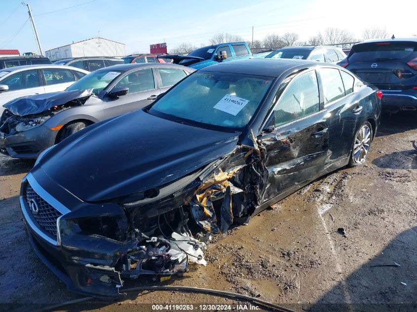 2020 Infiniti Q50 Luxe Awd VIN: JN1EV7AR4LM253593 Lot: 41190263