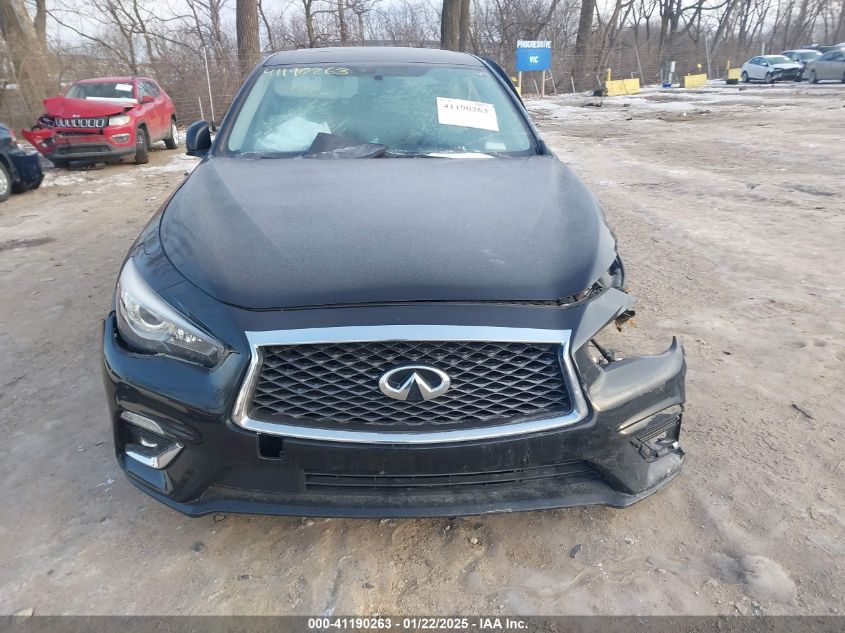 2020 Infiniti Q50 Luxe Awd VIN: JN1EV7AR4LM253593 Lot: 41190263