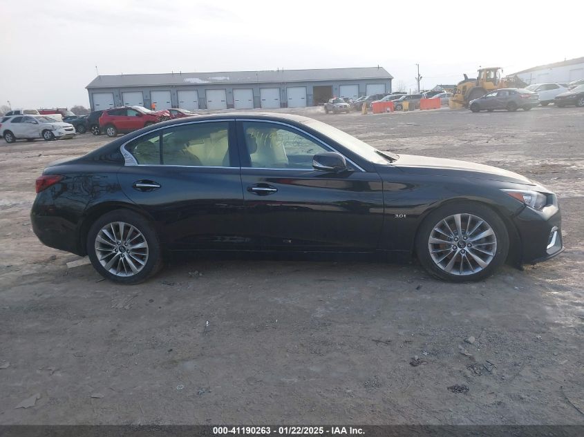 2020 Infiniti Q50 Luxe Awd VIN: JN1EV7AR4LM253593 Lot: 41190263