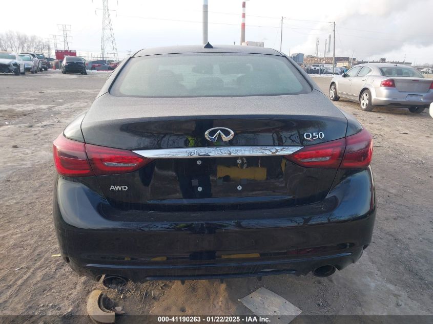 2020 Infiniti Q50 Luxe Awd VIN: JN1EV7AR4LM253593 Lot: 41190263