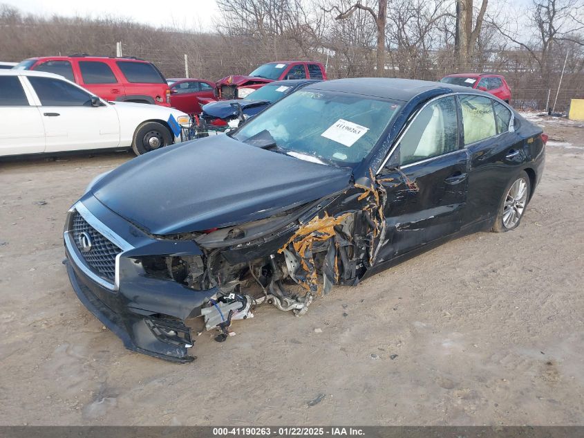 2020 Infiniti Q50 Luxe Awd VIN: JN1EV7AR4LM253593 Lot: 41190263