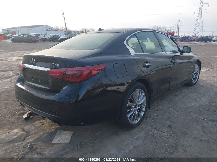 2020 Infiniti Q50 Luxe Awd VIN: JN1EV7AR4LM253593 Lot: 41190263