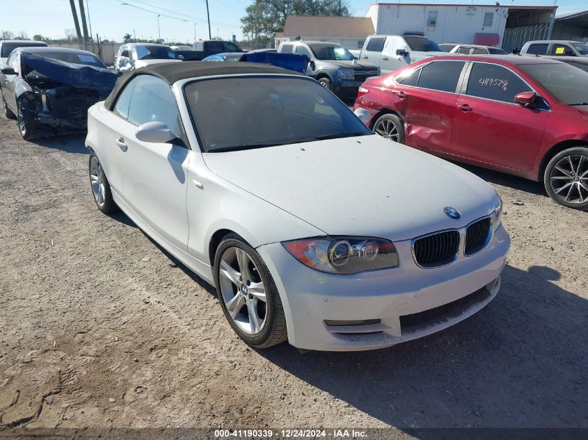 2008 BMW 128I VIN: WBAUL73548VE86397 Lot: 41190339