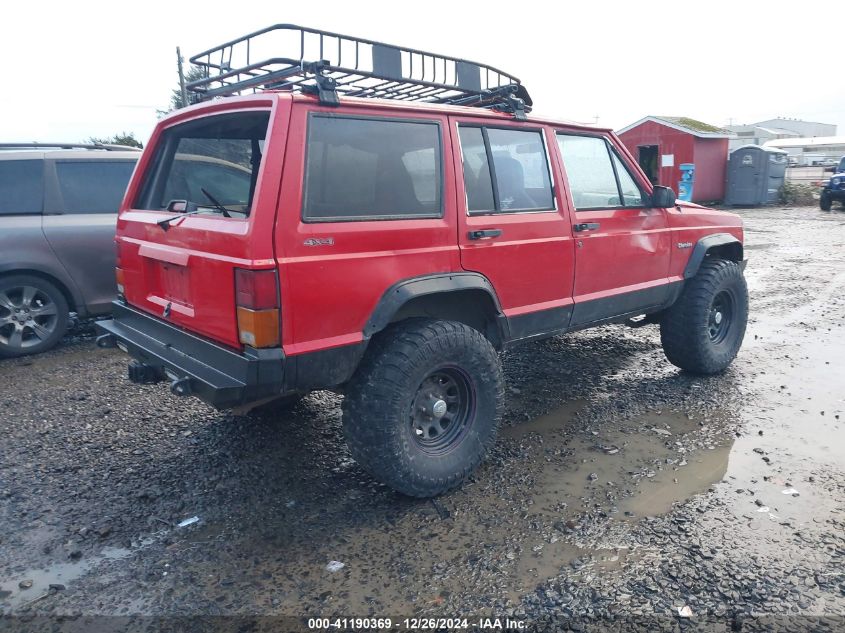 1996 Jeep Cherokee Sport/Classic VIN: 1J4FJ68S4TL244893 Lot: 41190369