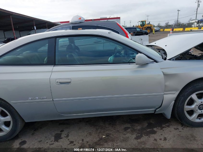 1999 Toyota Camry Solara Sle VIN: 2T1CF28P3XC244430 Lot: 41190374