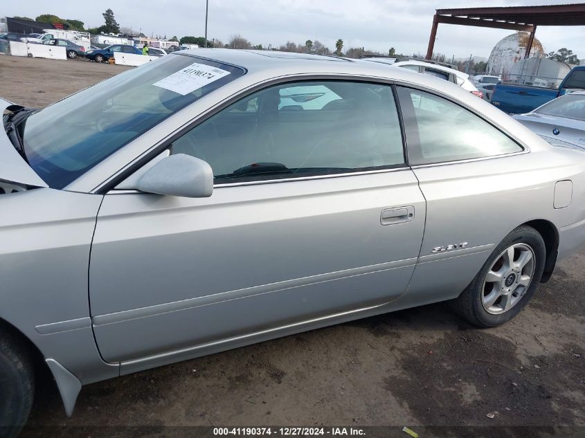 1999 Toyota Camry Solara Sle VIN: 2T1CF28P3XC244430 Lot: 41190374