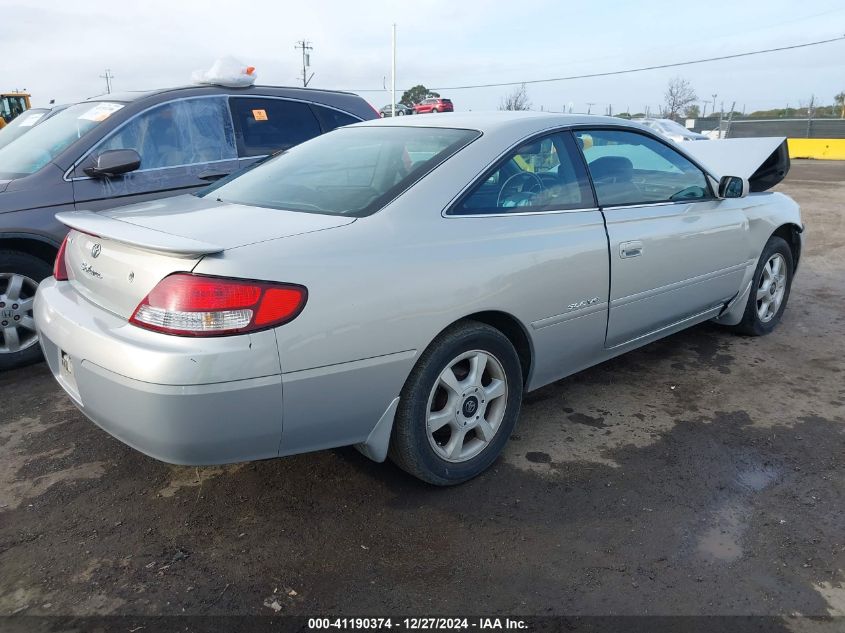 1999 Toyota Camry Solara Sle VIN: 2T1CF28P3XC244430 Lot: 41190374