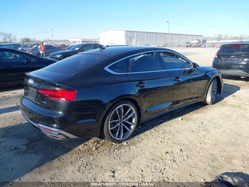 2021 Audi A5 Sportback Premium Plus 45 Tfsi Quattro S Tronic VIN: WAUFACF59MA034074 Lot: 41190387