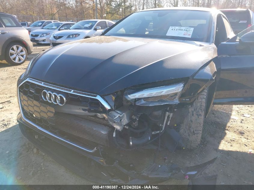 2021 Audi A5 Sportback Premium Plus 45 Tfsi Quattro S Tronic VIN: WAUFACF59MA034074 Lot: 41190387