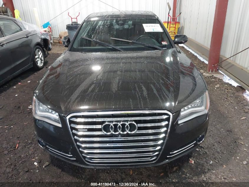 2013 Audi A8 L 4.0T VIN: WAUR2AFD9DN010999 Lot: 41190473