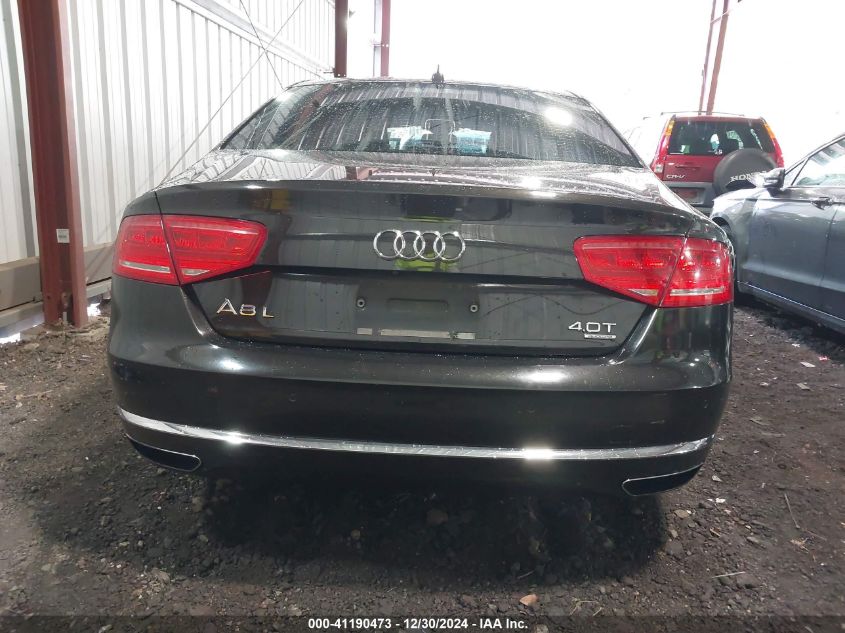 2013 Audi A8 L 4.0T VIN: WAUR2AFD9DN010999 Lot: 41190473