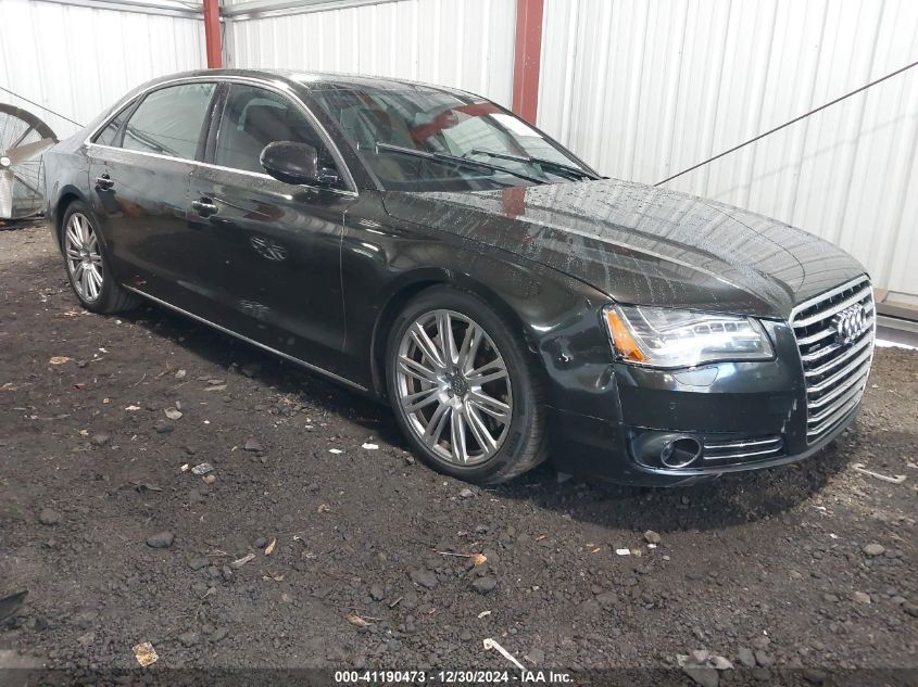 2013 Audi A8 L 4.0T VIN: WAUR2AFD9DN010999 Lot: 41190473