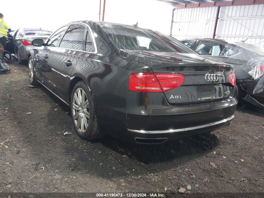 2013 Audi A8 L 4.0T VIN: WAUR2AFD9DN010999 Lot: 41190473